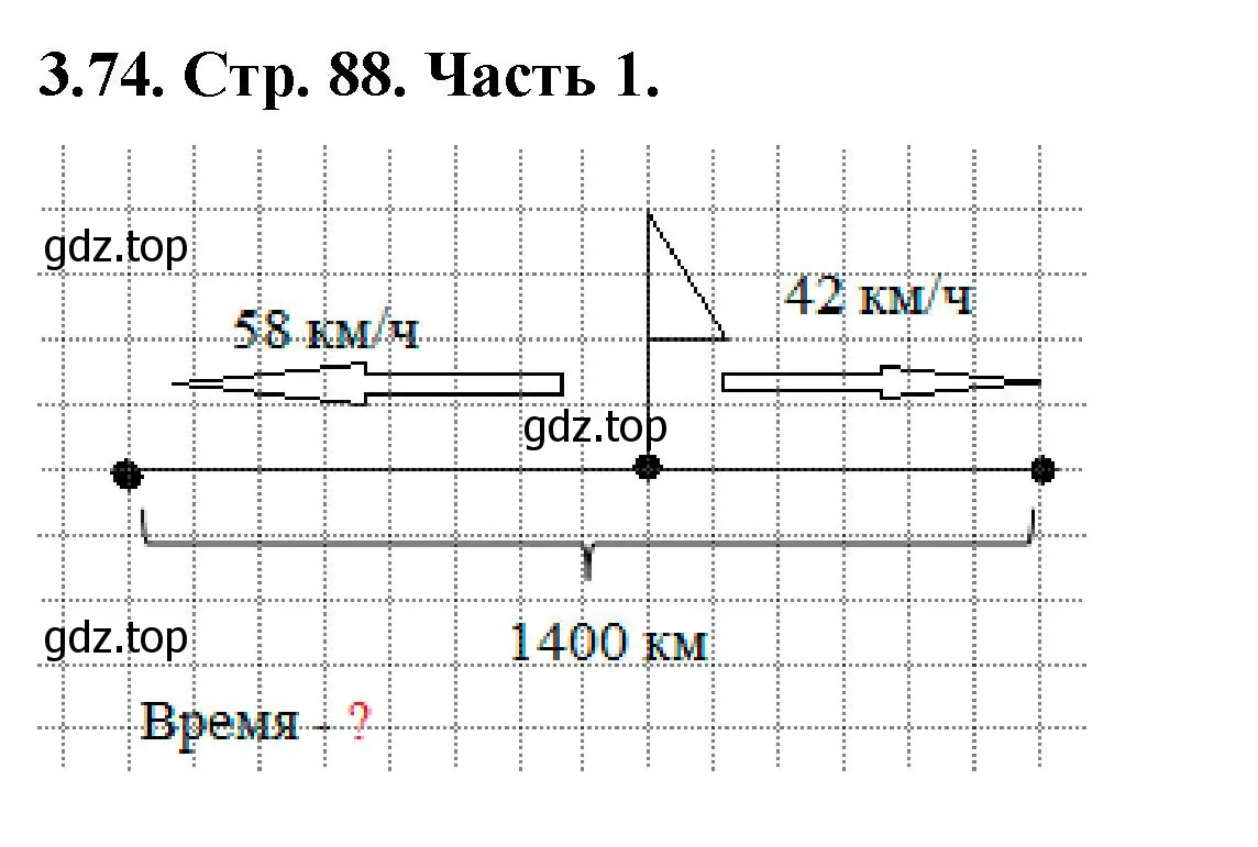 Решение номер 3.74 (страница 88) гдз по математике 5 класс Виленкин, Жохов, учебник 1 часть