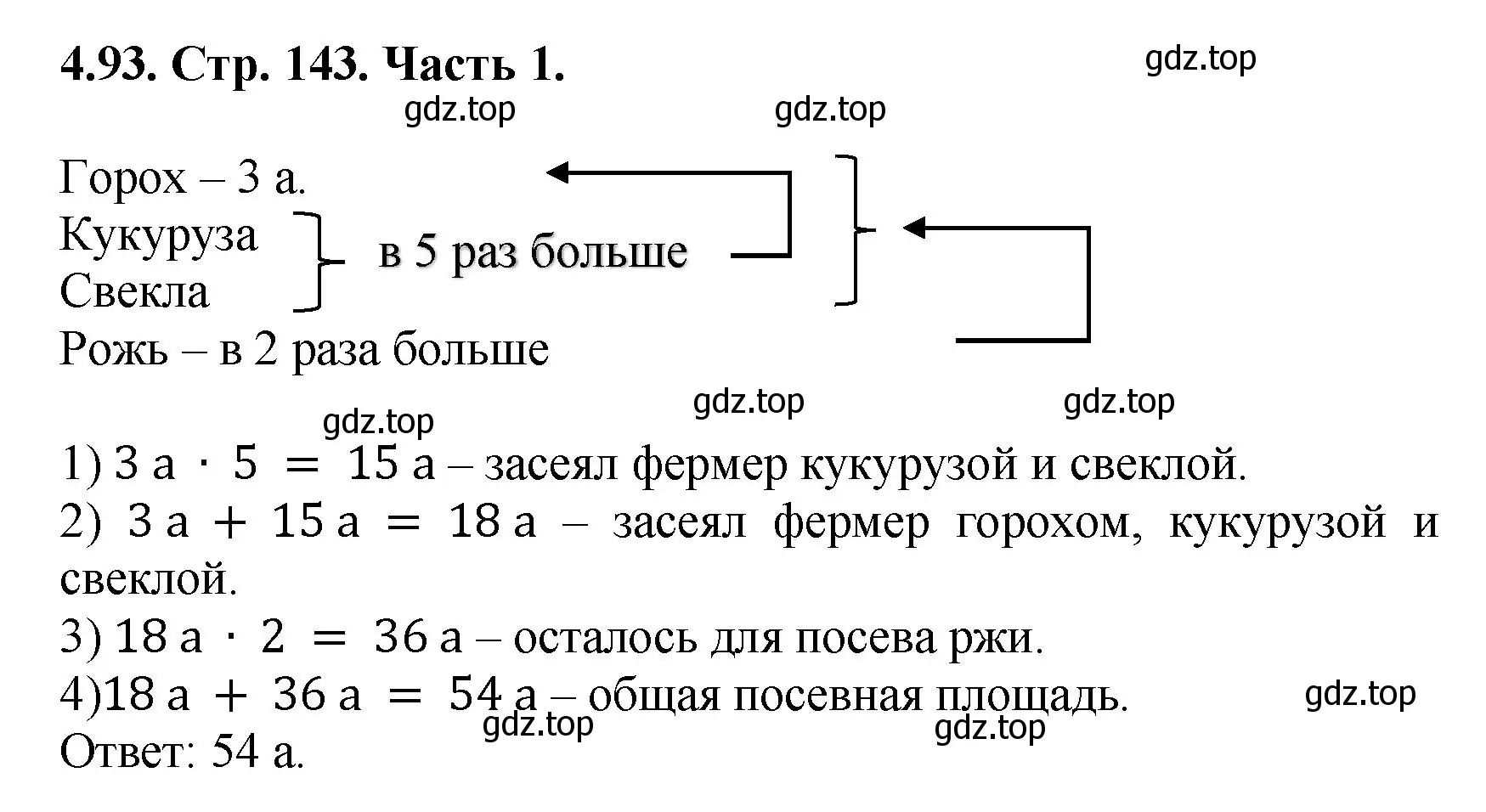 Решение номер 4.93 (страница 143) гдз по математике 5 класс Виленкин, Жохов, учебник 1 часть