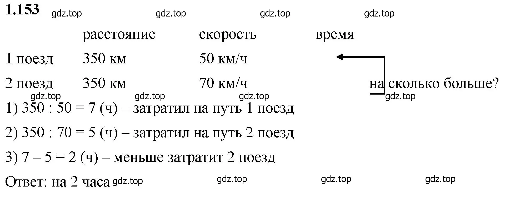 Решение 2. номер 1.153 (страница 31) гдз по математике 5 класс Виленкин, Жохов, учебник 1 часть