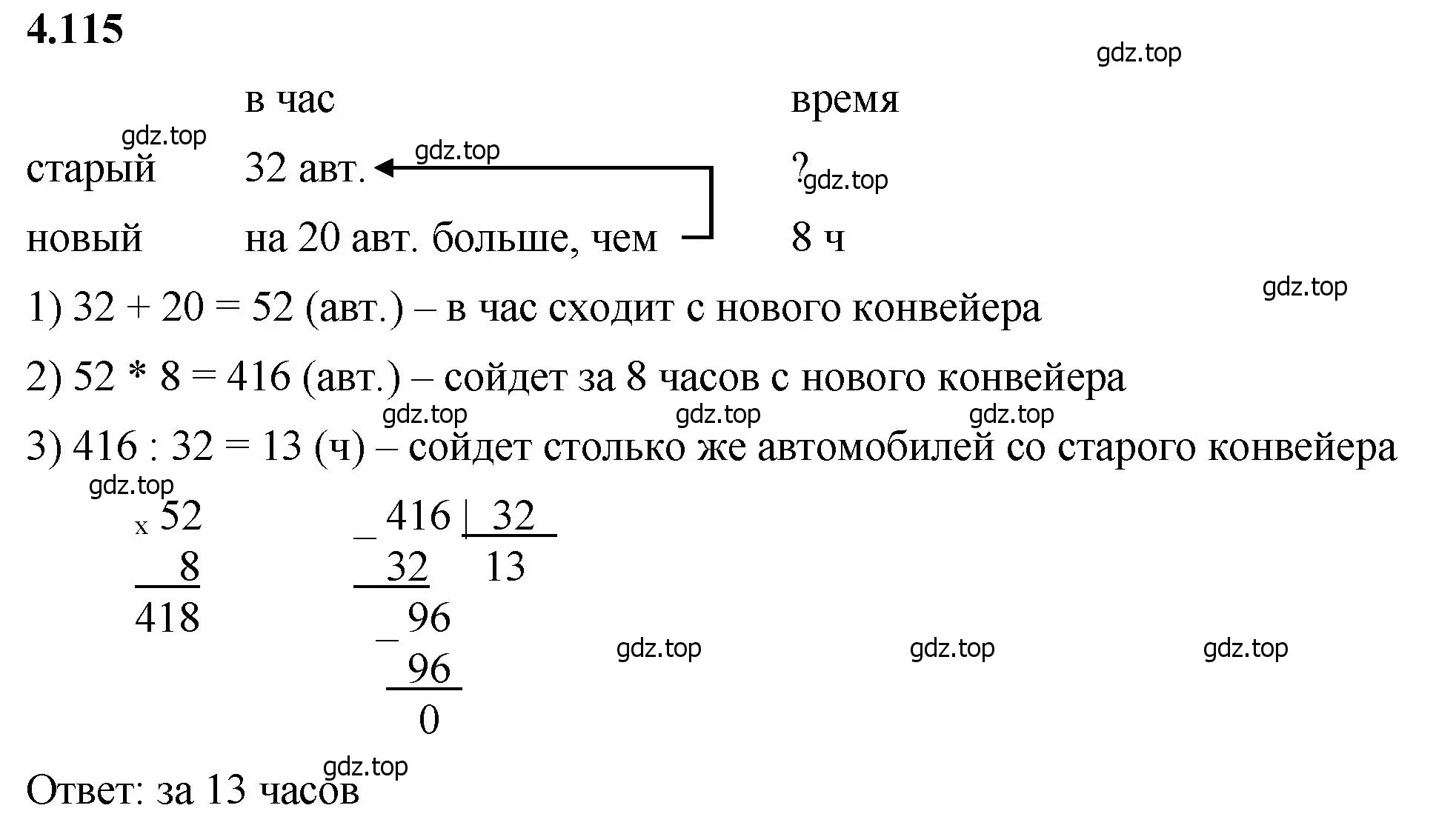 Решение 2. номер 4.115 (страница 145) гдз по математике 5 класс Виленкин, Жохов, учебник 1 часть