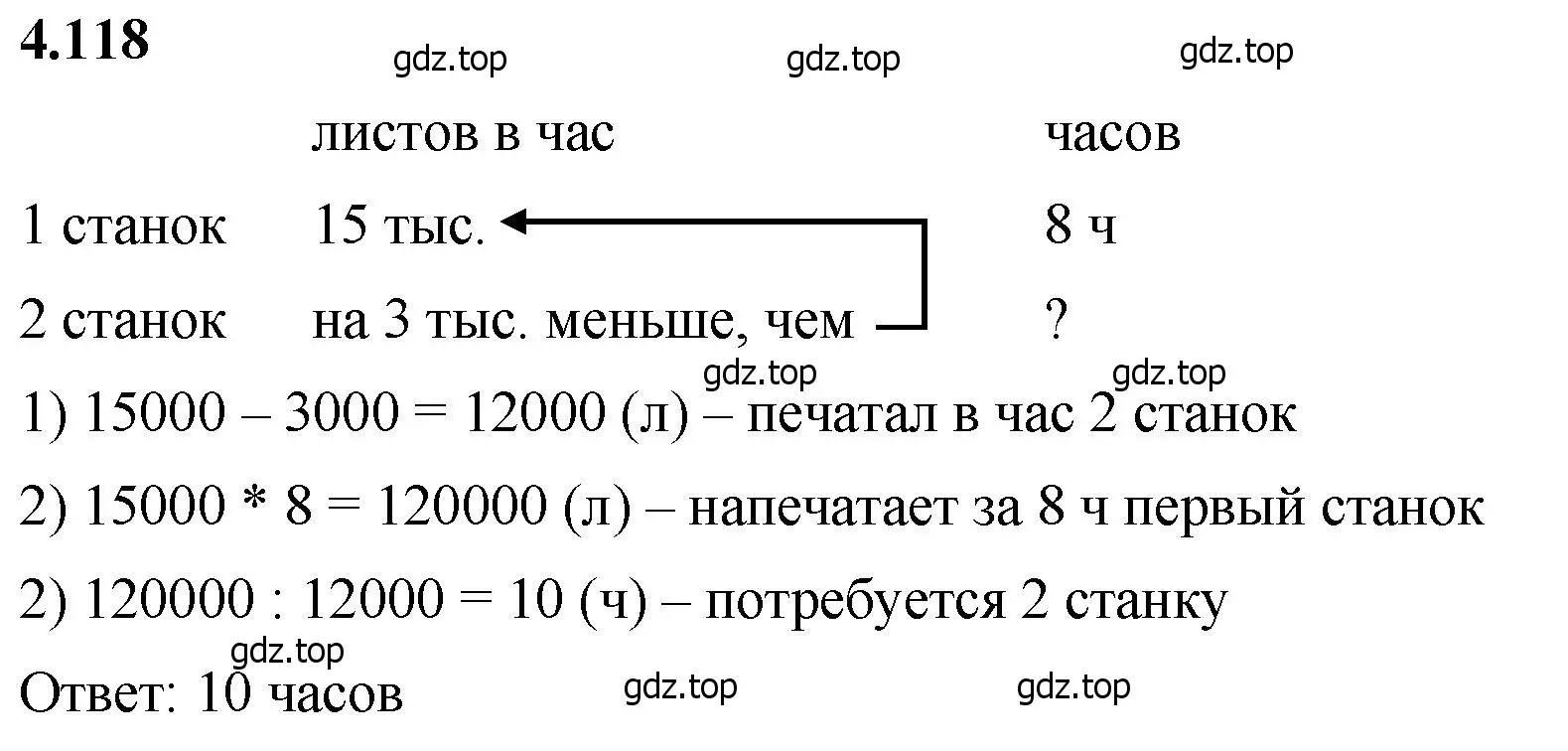 Решение 2. номер 4.118 (страница 145) гдз по математике 5 класс Виленкин, Жохов, учебник 1 часть