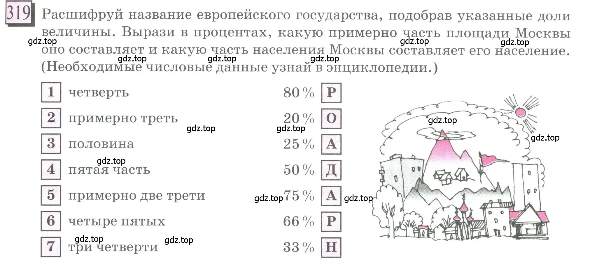 Условие номер 319 (страница 77) гдз по математике 6 класс Петерсон, Дорофеев, учебник 1 часть