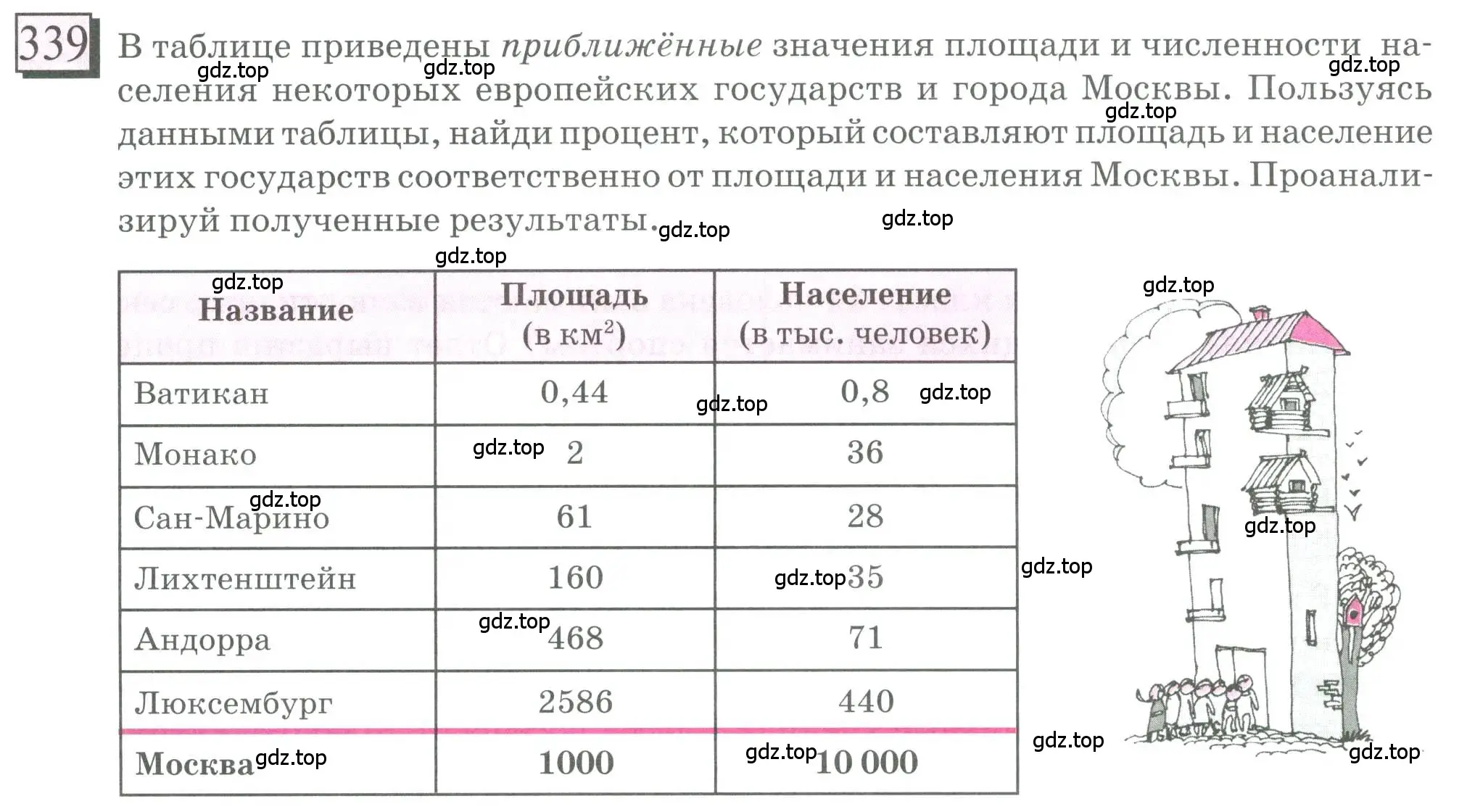 Условие номер 339 (страница 80) гдз по математике 6 класс Петерсон, Дорофеев, учебник 1 часть