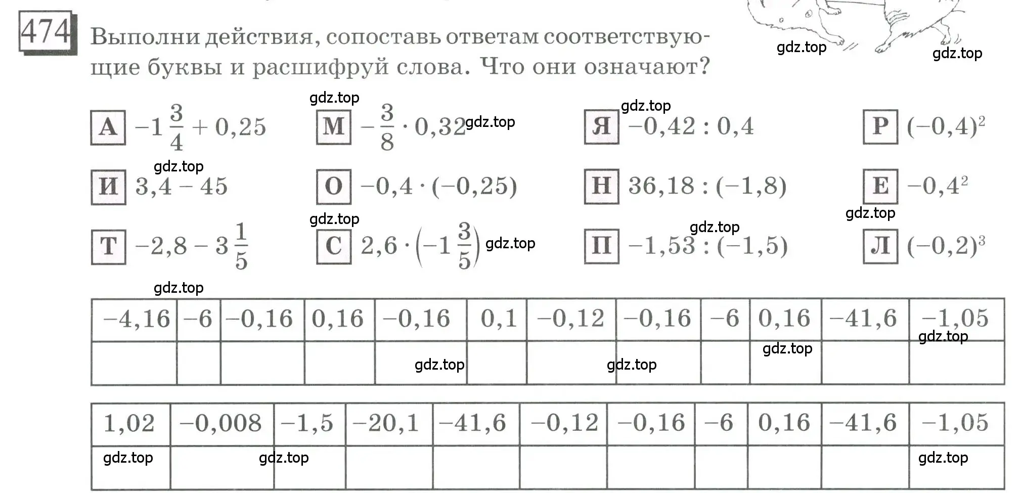 Условие номер 474 (страница 110) гдз по математике 6 класс Петерсон, Дорофеев, учебник 3 часть