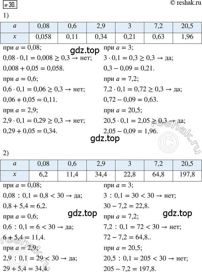 Решение 2. номер 30 (страница 13) гдз по математике 6 класс Петерсон, Дорофеев, учебник 1 часть