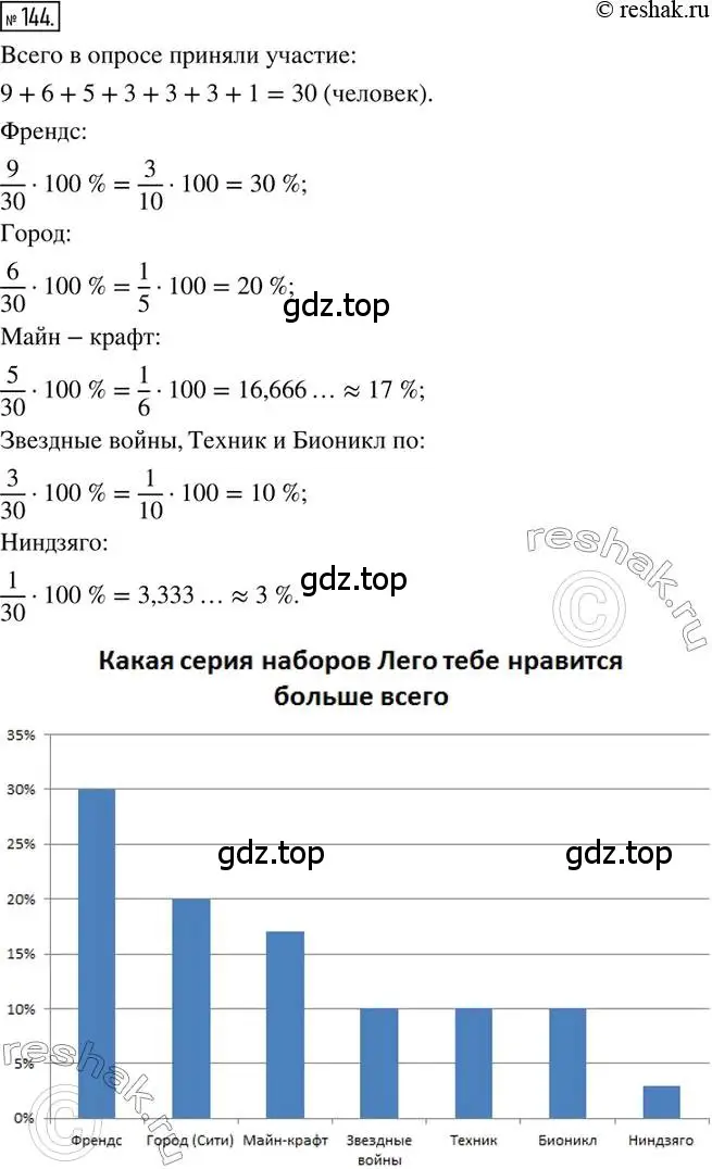 Решение 2. номер 144 (страница 37) гдз по математике 6 класс Петерсон, Дорофеев, учебник 2 часть