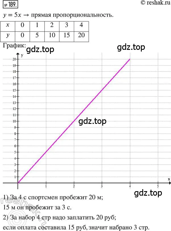 Решение 2. номер 189 (страница 49) гдз по математике 6 класс Петерсон, Дорофеев, учебник 2 часть