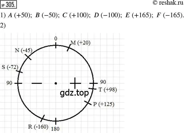 Решение 2. номер 305 (страница 72) гдз по математике 6 класс Петерсон, Дорофеев, учебник 2 часть