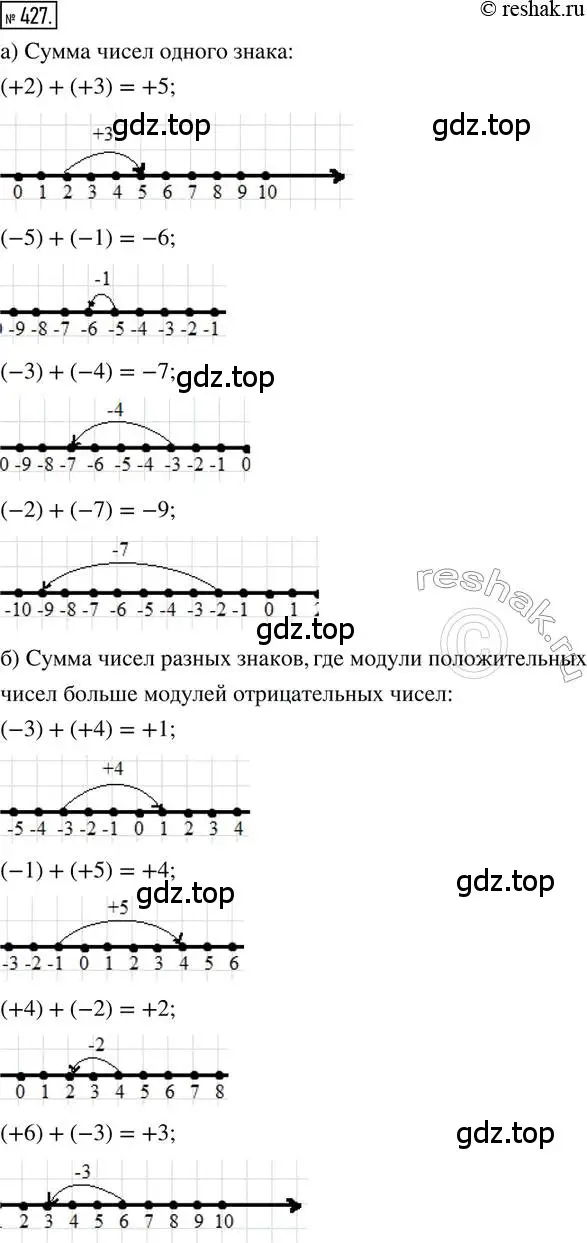 Решение 2. номер 427 (страница 96) гдз по математике 6 класс Петерсон, Дорофеев, учебник 2 часть