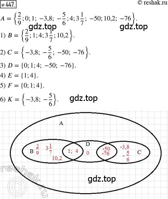 Решение 2. номер 447 (страница 100) гдз по математике 6 класс Петерсон, Дорофеев, учебник 2 часть