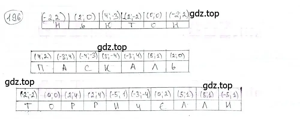 Решение 3. номер 196 (страница 43) гдз по математике 6 класс Петерсон, Дорофеев, учебник 3 часть