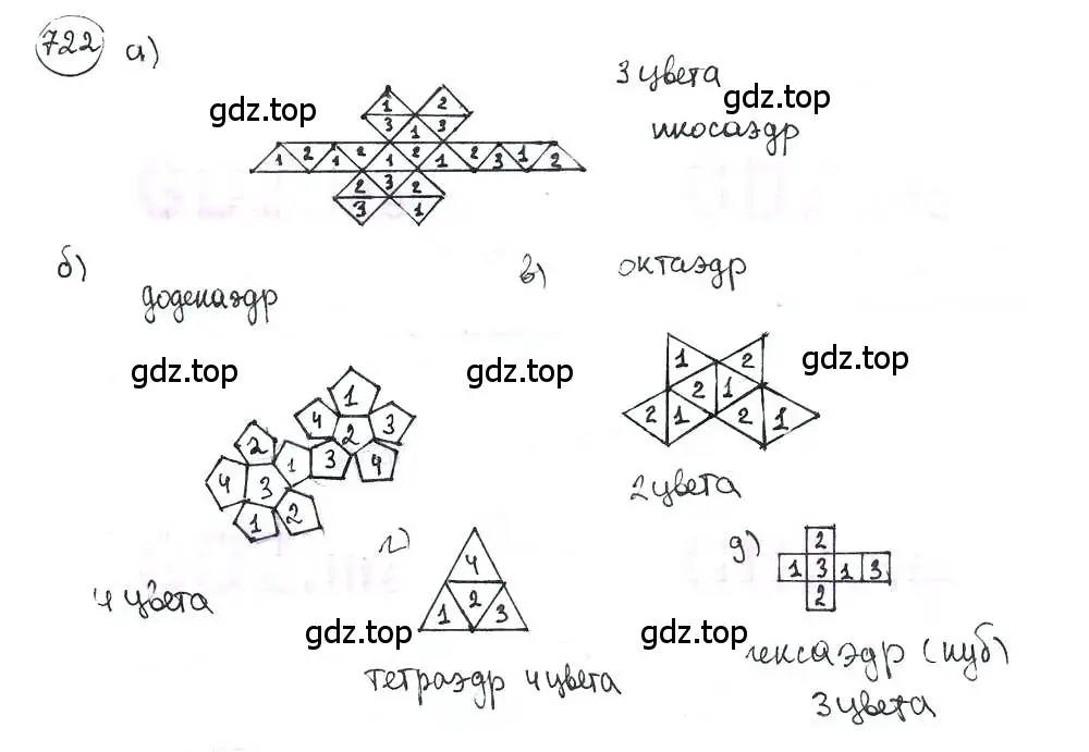 Решение 3. номер 722 (страница 167) гдз по математике 6 класс Петерсон, Дорофеев, учебник 3 часть