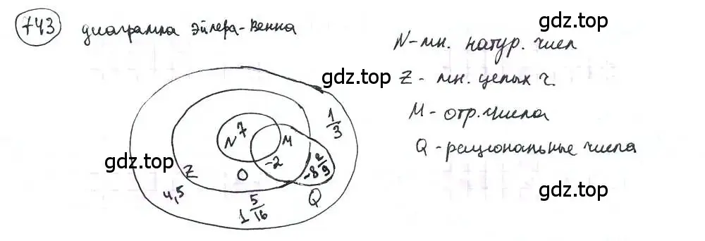 Решение 3. номер 743 (страница 170) гдз по математике 6 класс Петерсон, Дорофеев, учебник 3 часть