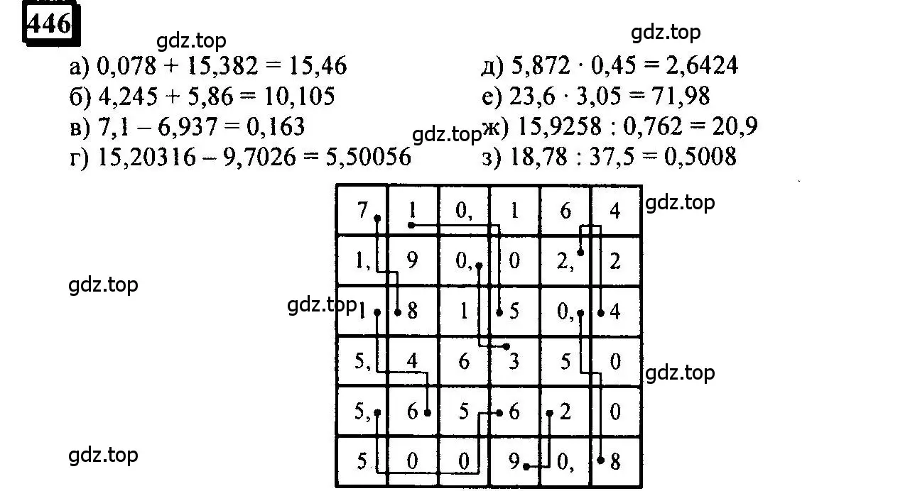 Решение 4. номер 446 (страница 102) гдз по математике 6 класс Петерсон, Дорофеев, учебник 3 часть