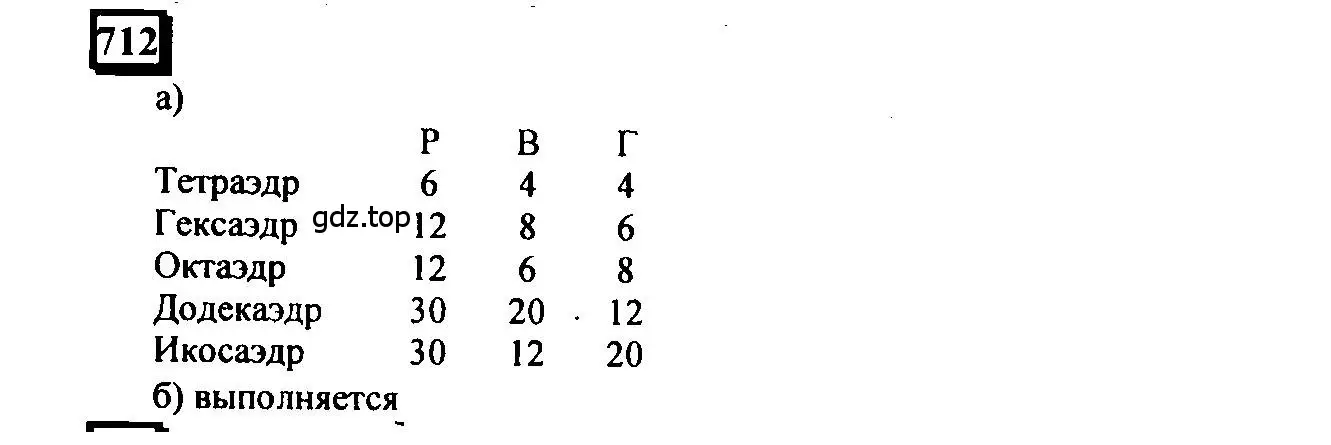 Решение 4. номер 712 (страница 165) гдз по математике 6 класс Петерсон, Дорофеев, учебник 3 часть