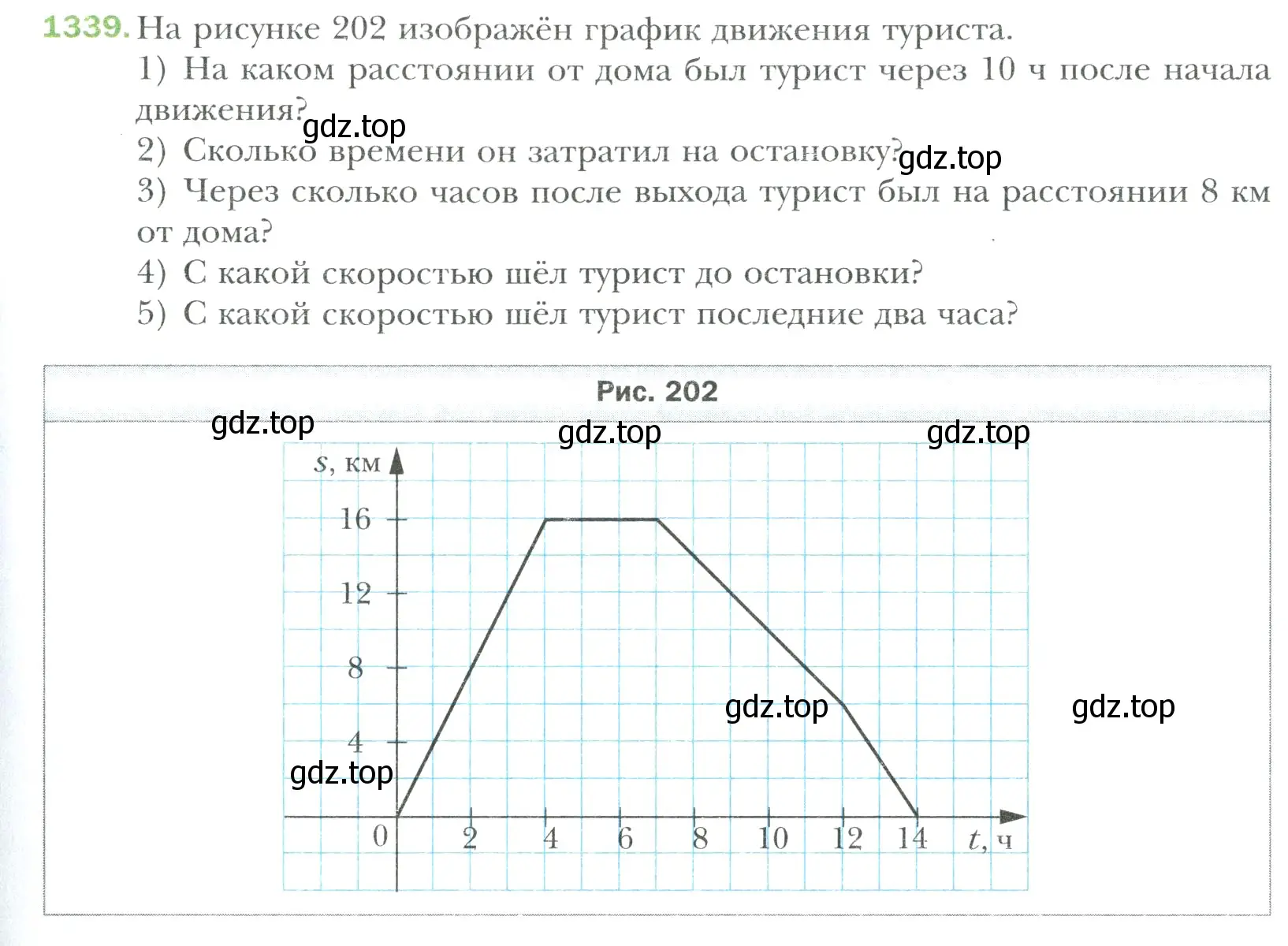 Условие номер 1339 (страница 289) гдз по математике 6 класс Мерзляк, Полонский, учебник