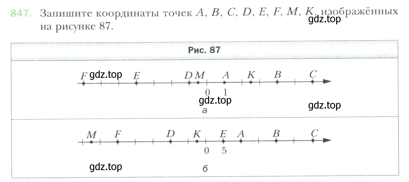 Условие номер 847 (страница 188) гдз по математике 6 класс Мерзляк, Полонский, учебник