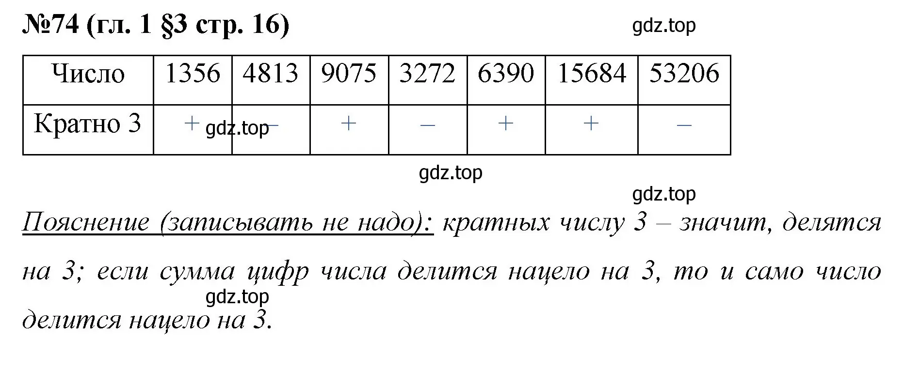 Решение номер 74 (страница 16) гдз по математике 6 класс Мерзляк, Полонский, учебник