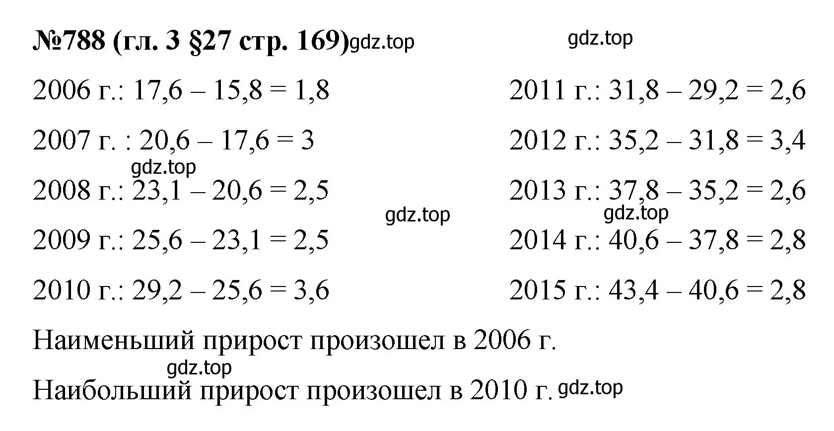 Решение номер 788 (страница 169) гдз по математике 6 класс Мерзляк, Полонский, учебник