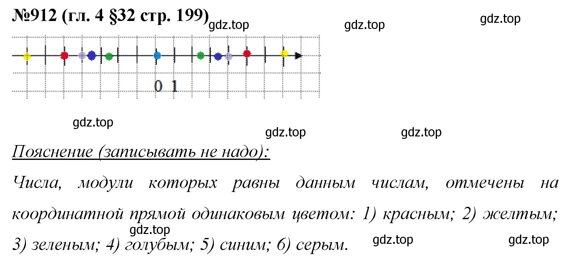 Решение номер 912 (страница 199) гдз по математике 6 класс Мерзляк, Полонский, учебник