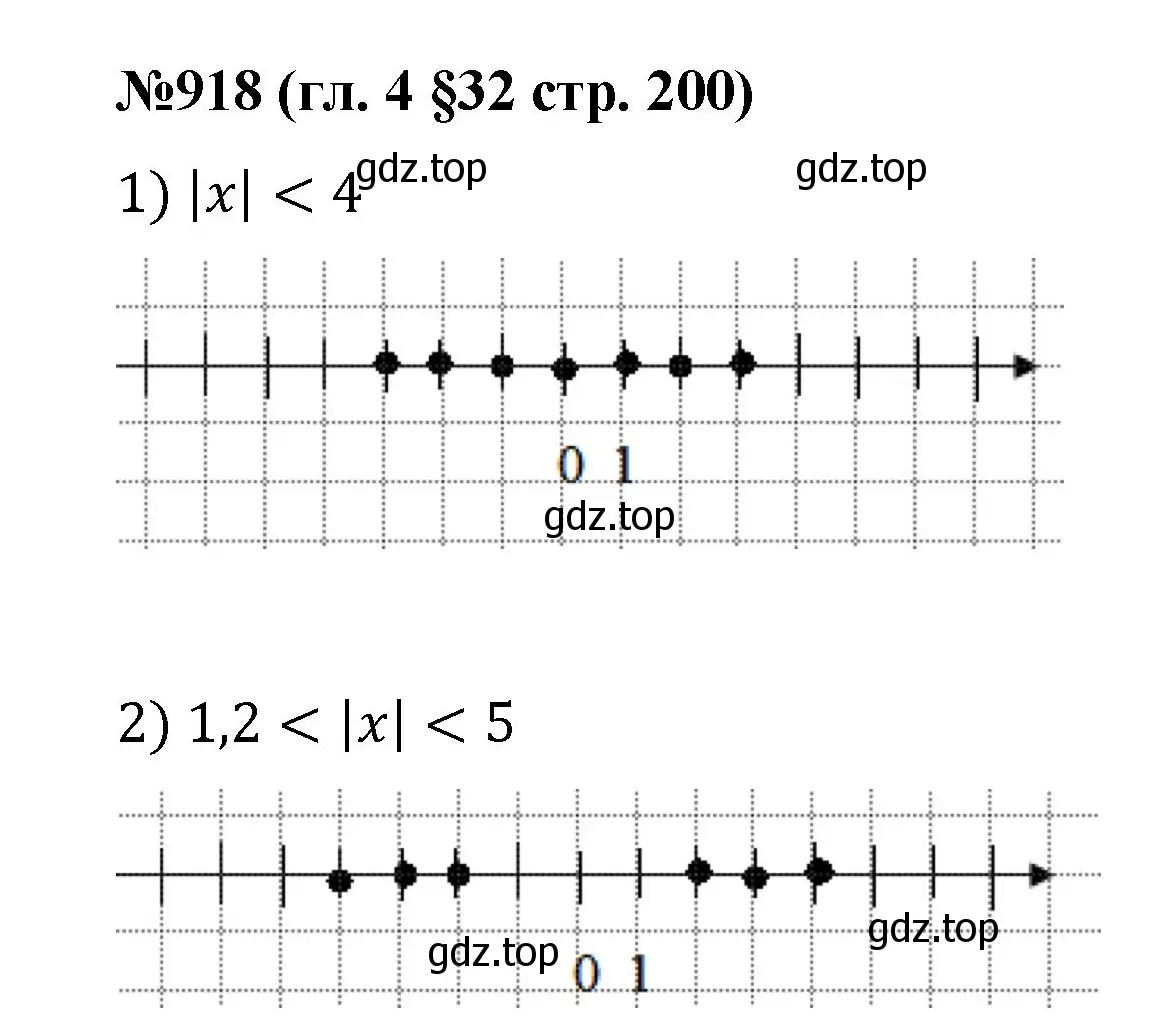 Решение номер 918 (страница 200) гдз по математике 6 класс Мерзляк, Полонский, учебник