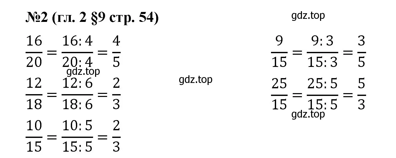 Решение номер 2 (страница 54) гдз по математике 6 класс Мерзляк, Полонский, учебник