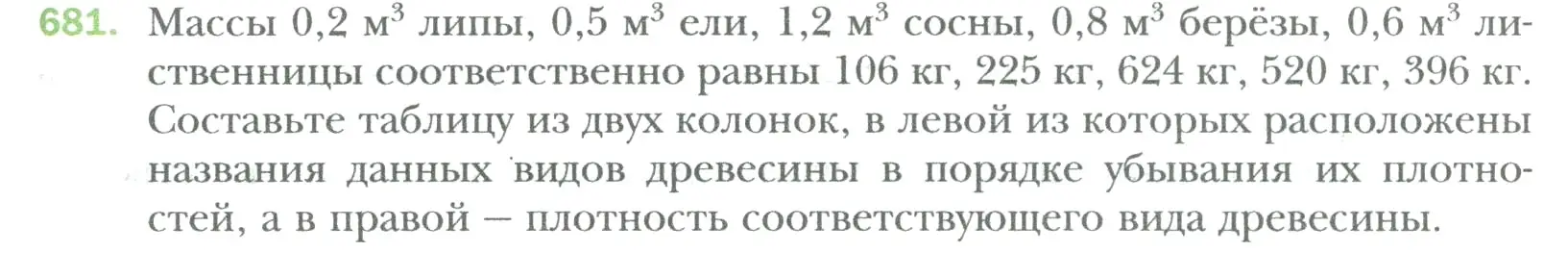 Условие номер 681 (страница 129) гдз по математике 6 класс Мерзляк, Полонский, учебник