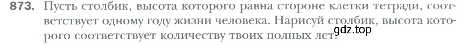 Условие номер 873 (страница 172) гдз по математике 6 класс Мерзляк, Полонский, учебник