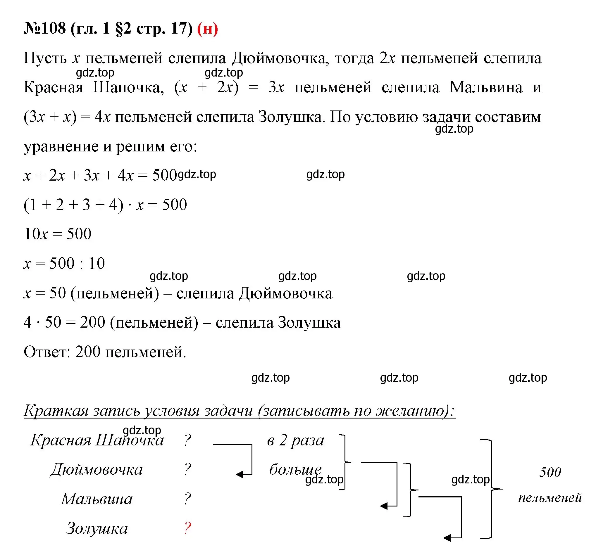 Решение номер 108 (страница 17) гдз по математике 6 класс Мерзляк, Полонский, учебник