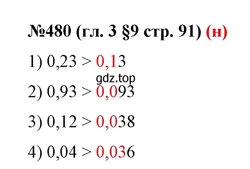 Решение номер 480 (страница 91) гдз по математике 6 класс Мерзляк, Полонский, учебник