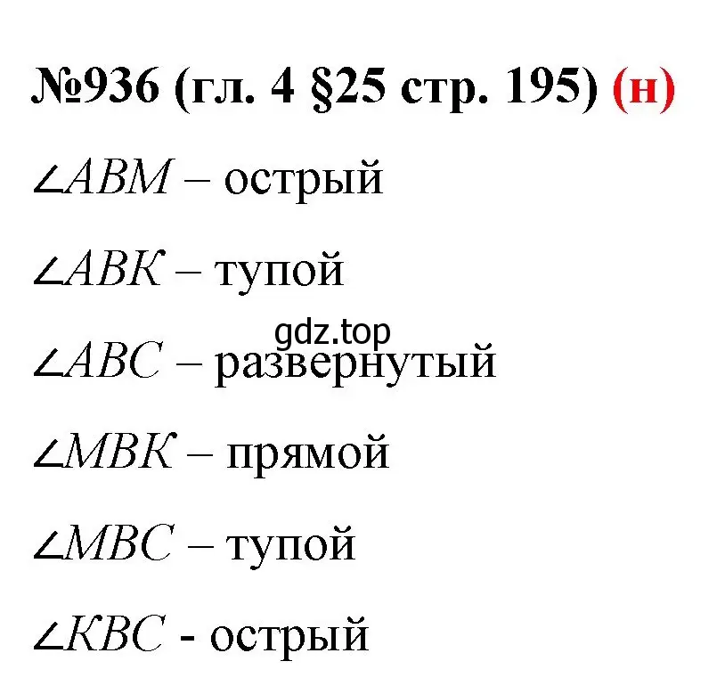 Решение номер 936 (страница 195) гдз по математике 6 класс Мерзляк, Полонский, учебник