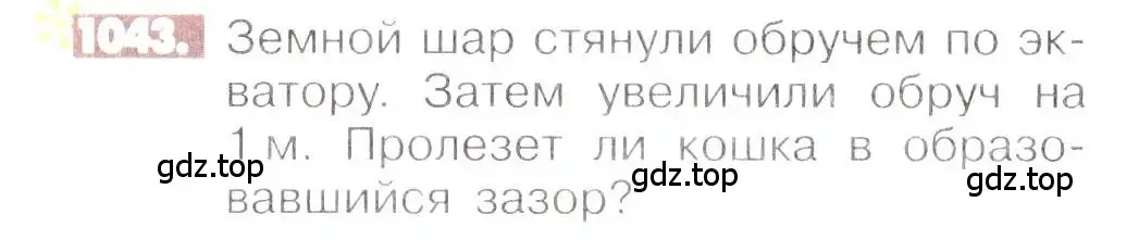 Условие номер 1043 (страница 210) гдз по математике 6 класс Никольский, Потапов, учебник