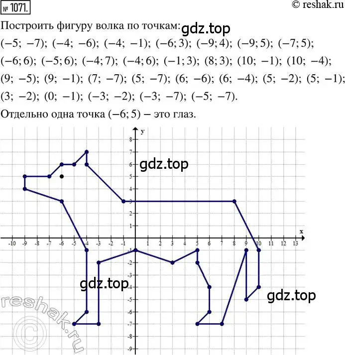 Решение 2. номер 1071 (страница 217) гдз по математике 6 класс Никольский, Потапов, учебник