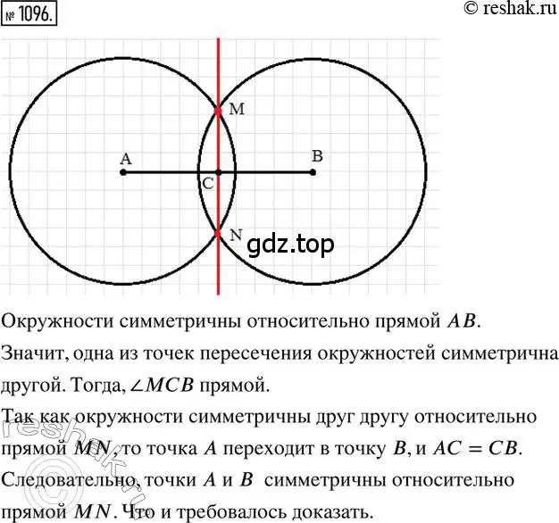 Решение 2. номер 1096 (страница 229) гдз по математике 6 класс Никольский, Потапов, учебник