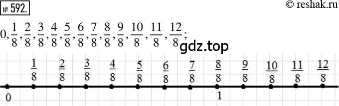 Решение 2. номер 592 (страница 117) гдз по математике 6 класс Никольский, Потапов, учебник