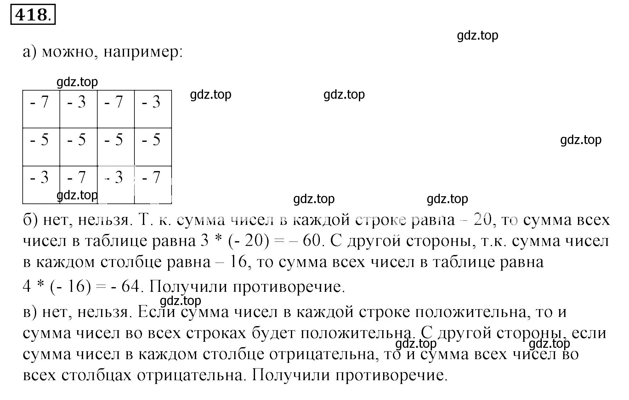 Решение 3. номер 418 (страница 84) гдз по математике 6 класс Никольский, Потапов, учебник