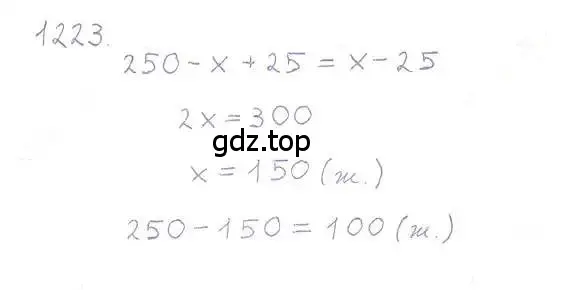 Решение 5. номер 1223 (страница 242) гдз по математике 6 класс Никольский, Потапов, учебник