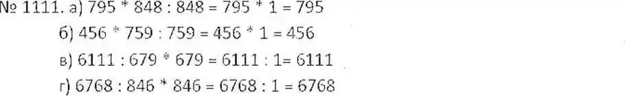 Решение 7. номер 1111 (страница 231) гдз по математике 6 класс Никольский, Потапов, учебник