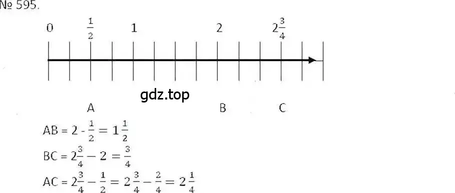 Решение 7. номер 595 (страница 117) гдз по математике 6 класс Никольский, Потапов, учебник