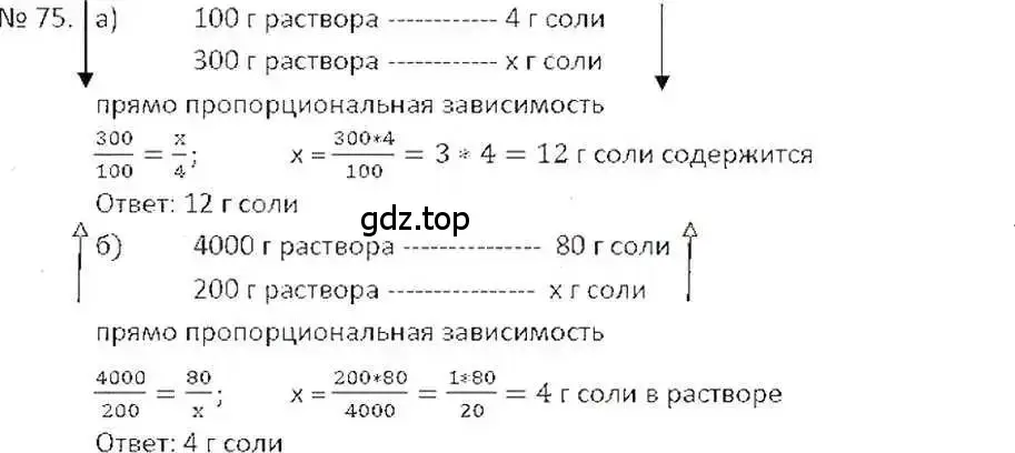 Решение 7. номер 75 (страница 21) гдз по математике 6 класс Никольский, Потапов, учебник