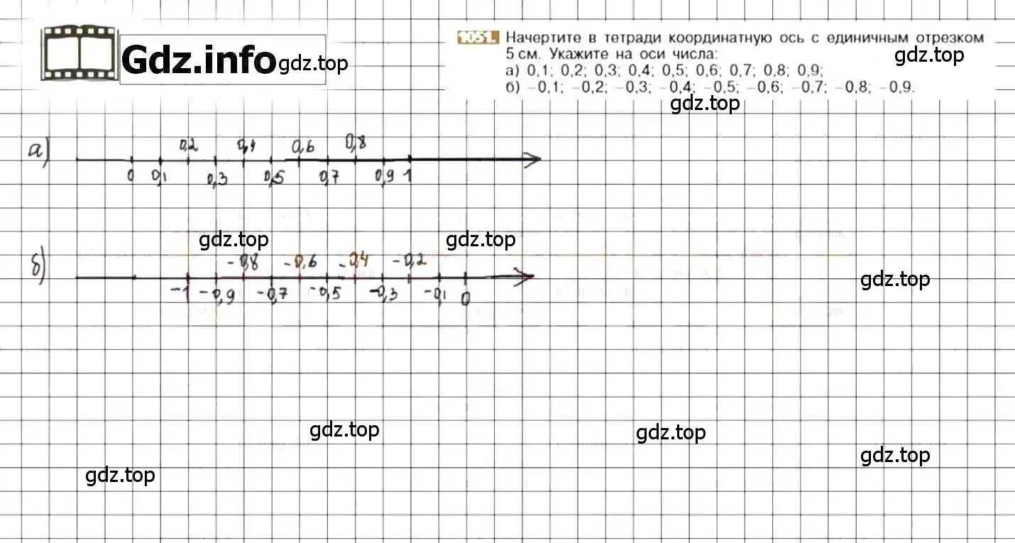 Решение 8. номер 1051 (страница 212) гдз по математике 6 класс Никольский, Потапов, учебник