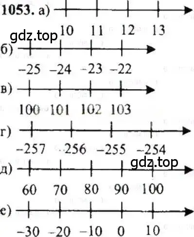 Решение 9. номер 1053 (страница 213) гдз по математике 6 класс Никольский, Потапов, учебник