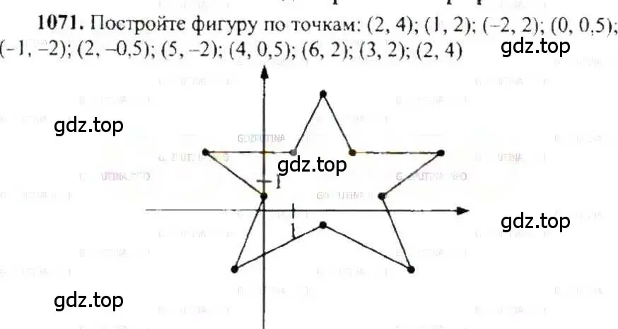 Решение 9. номер 1071 (страница 217) гдз по математике 6 класс Никольский, Потапов, учебник