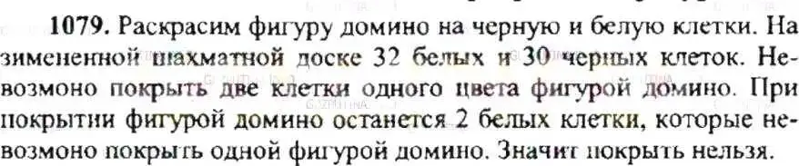 Решение 9. номер 1079 (страница 225) гдз по математике 6 класс Никольский, Потапов, учебник