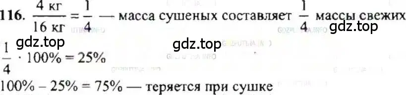 Решение 9. номер 116 (страница 28) гдз по математике 6 класс Никольский, Потапов, учебник