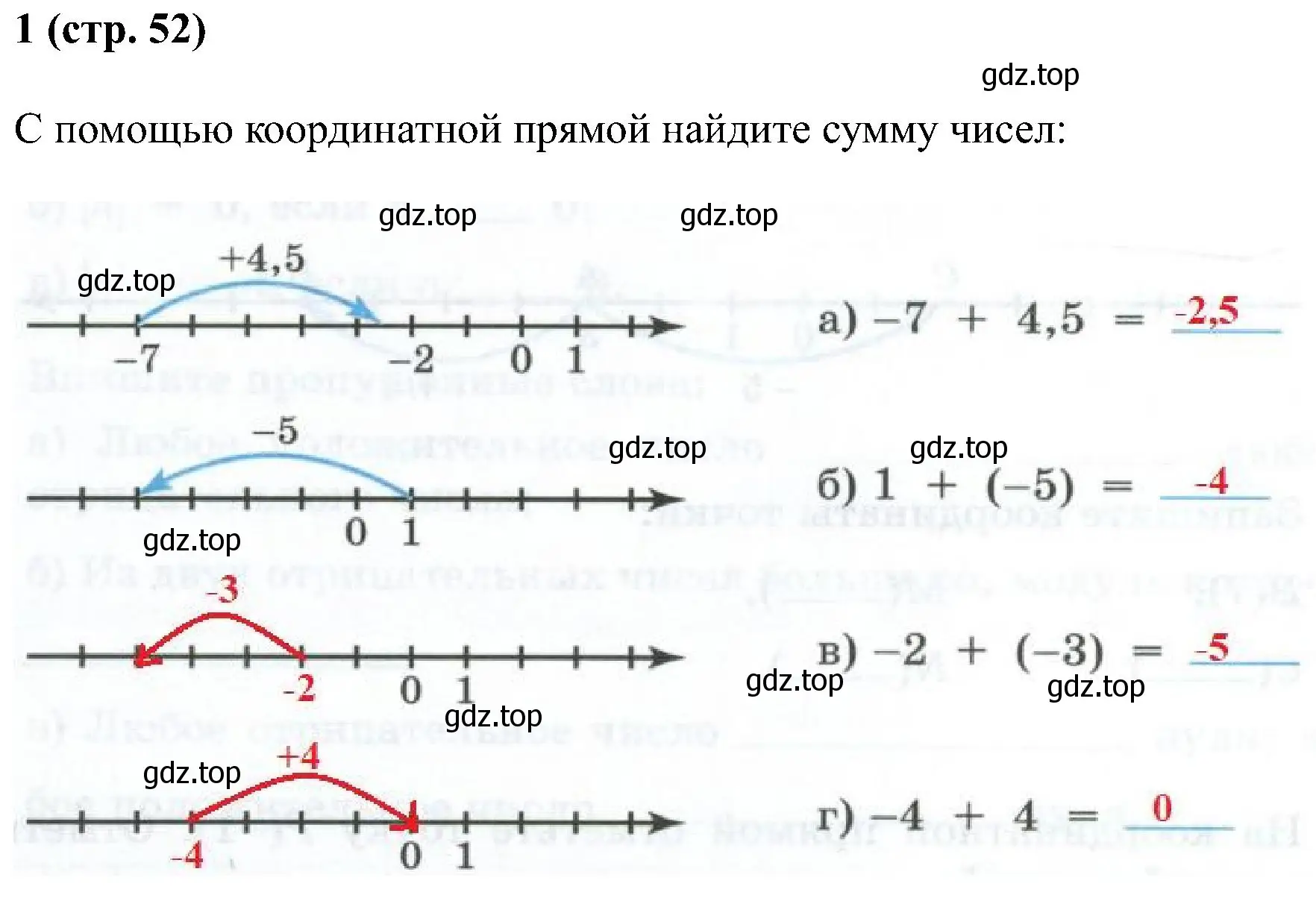 Решение номер 1 (страница 52) гдз по математике 6 класс Ткачева, рабочая тетрадь