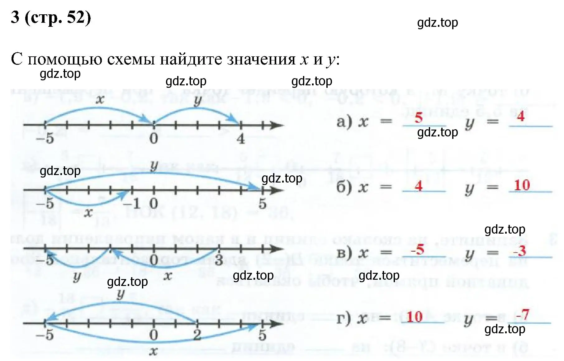 Решение номер 3 (страница 52) гдз по математике 6 класс Ткачева, рабочая тетрадь