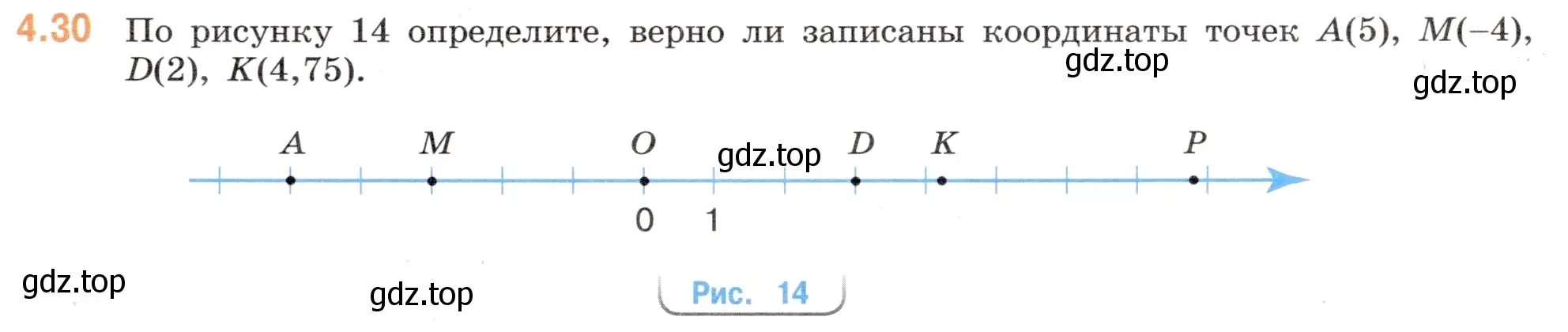 Условие номер 4.30 (страница 13) гдз по математике 6 класс Виленкин, Жохов, учебник 2 часть