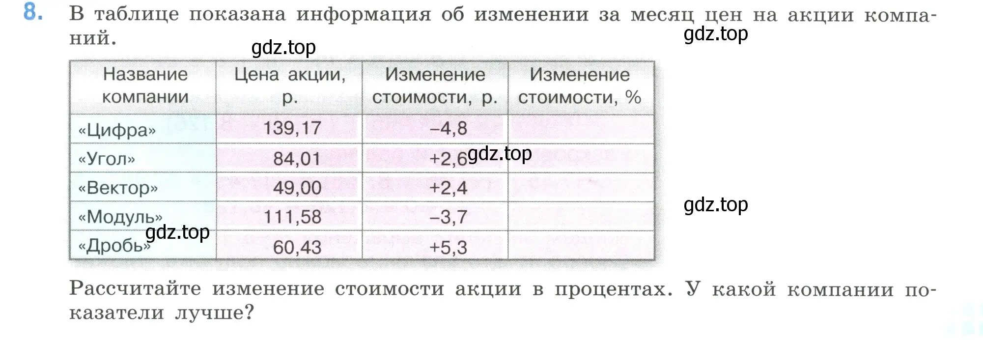 Условие номер 8 (страница 75) гдз по математике 6 класс Виленкин, Жохов, учебник 2 часть