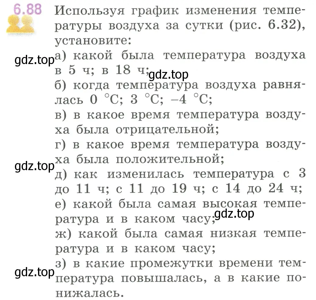 Условие номер 6.88 (страница 112) гдз по математике 6 класс Виленкин, Жохов, учебник 2 часть